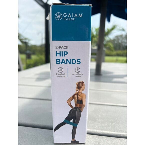 Gaiam Evolve 2 Pack Hip Exercise Bands - Picture 3 of 6